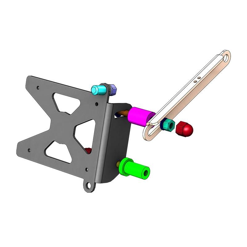 Support de plaque latéral Ducati Scrambler 400 Sixty2